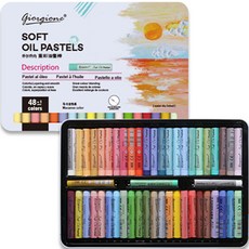 美可麥美學帆布棒油性粉彩馬卡龍套組, 48色, 1套