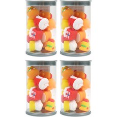 Pinkfoot 速食造型橡皮擦組, 4罐, 混色