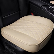 River Fox 3D全包覆式超細纖維汽車坐墊, 1個, 米色