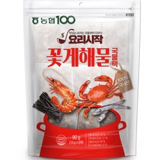 농협 꽃게 해물 국물팩 6p, 90g, 1개
