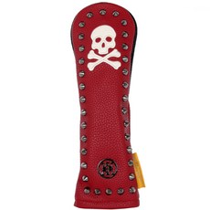 WITIKOKO 骷髏多功能桿頭套 WKHC-999, 紅色