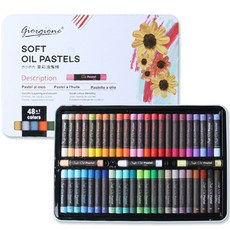 美可麥 美學帆布棒式油畫棒 經典套組, 48色, 1套