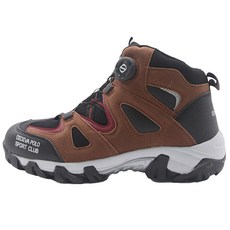 Jucypoall 男性旋鈕式乳膠鞋墊健行鞋 DPSRS-110