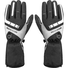 ROCKBROS 凝膠墊冬季加熱手套 HG-01, 黑灰色