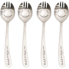 RAONNURI 快樂病毒 叉匙, 單一顏色, 叉匙 4p, 4個