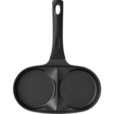 四季多多電磁爐兩孔蛋盤, 23 x 29.5 厘米, 1個