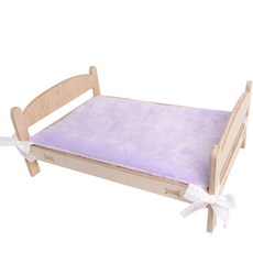 보라펫 반려동물 자작나무 토끼침대 기본형, 보라, 1개