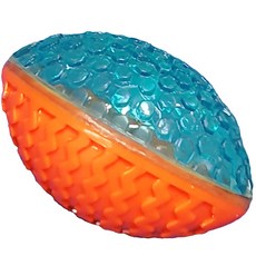 Karlie 寵物犬玩具 TPR 橄欖球 8 x 5.5 cm, 1個, 混合顏色