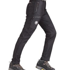 WindFaceOutDoor 彈性牛仔工裝戶外刷毛褲 KHSD6W