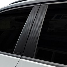 INSTALL 福斯 ID.4 碳纖維B柱裝飾貼紙, 單一顏色, 1個