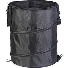 더조넷 캠핑야외 휴지통 대, 블랙, 1개