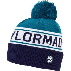 TaylorMade Pompom男款毛帽 TD397, 綠色