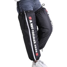 AVIC 冬季防寒護膝托什保暖套, 黑色