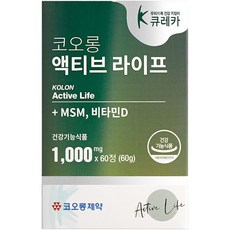 CUREKA MSM維他命D錠 60g, 60顆, 1盒