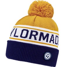 TaylorMade Pompom男款毛帽 TD397, 黃色的