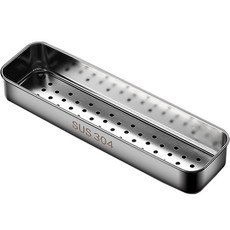 hillo 올 스테인리스 물빠짐 수저 정리함, 1개