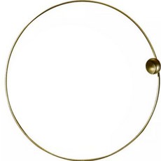 Santé 咖啡廳風格小物 金色框架圓形燭台 蠟燭架 L, 單一顏色