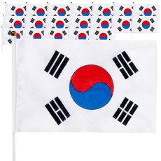 minhwashop 太極旗製作套組 太極旗 KDPFB0562, 20套, 混合顏色