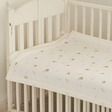 롤베이비 유아용 줄 누빔 고정밴드 패드, 허니비, 1개