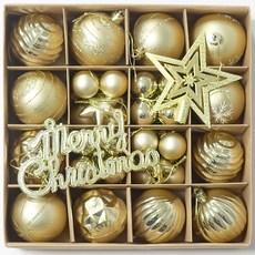 Haru Gonggan 聖誕樹裝飾品 44個組, 混色, 1個