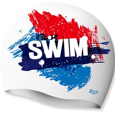 SD7 矽膠 Swim Art Korea 泳帽 SGL-CA311, WHT