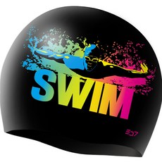 SD7 Swim Butterfly 泳帽 SGL-CA306, 黑色(SGL-CA306), 1個