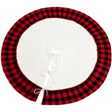 DECO TREE 聖誕樹樹裙地毯, 格子, 1個