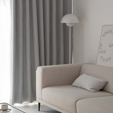 ID 遮光記憶窗簾, 05 淺灰色