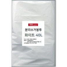 Draw Life 分類回收袋 白色, 40L, 100個