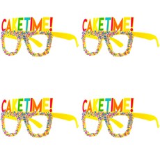 aryko BIRTHDAY 時尚太陽鏡, 蛋糕時間黃色, 4個
