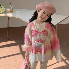 女童款亮片熊針織衫 CCV72GNT77