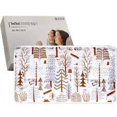 tesltezl 北歐風溫熱電熱敷墊 天空森林 絎縫 TEZ-500