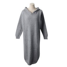 린다샵 카네즈 박시핏 후드 카라 니트 롱 원피스 cpops8307k2a