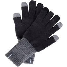 BLUEANT Shield 針織手套雙手套組, 黑色+灰色