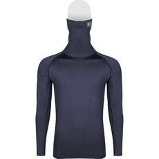 ZETT 噴射拉絨長袖彈力下裝 T 恤 BOK-730WN