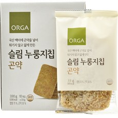 ORGA Slim Nurungji 魔芋片 10pcs, 330g, 1盒