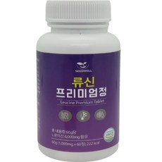 優質Leucine錠, 60顆, 1罐