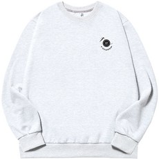 언탭트 남성용 빅사이즈 버튼 스몰로고 맨투맨 티셔츠