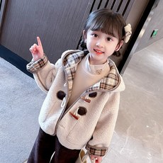 女童款Adresstel辣炒年糕雙面連帽外套 CCV72GCT148