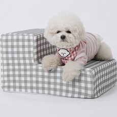 REDPUPPY 狗狗Chetra寵物階梯 2階, 灰色, 1個