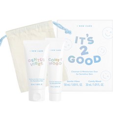 I DEW CARE It's 2 Good旅行用潔淨保濕潔面乳+乳液+收納袋組, 1套