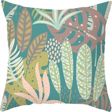 熱帶圖案北歐風抱枕套