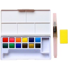 Mabella 便攜式水彩顏料組, 12色