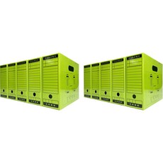 SI商社 文件收納盒 10入, 1層, 綠色