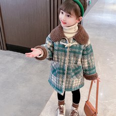 女童款Becoming格紋大衣 CCV72GCT147