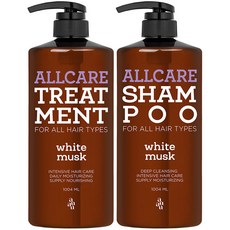아유아유 올케어 샴푸 화이트머스크향 1004ml + 트리트먼트 1004ml 세트, 1세트