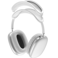 NUART AirPods Max 頭部矽膠保護套, 白色, 單一商品