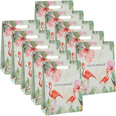 에이델라 플라밍고 손잡이 선물포장 봉투, 혼합색상