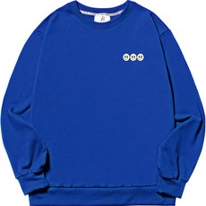 UNTAPPED 男款大尺碼笑臉小logo大學T恤