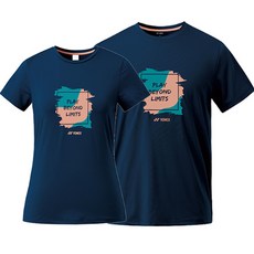 YONEX T 恤男款 229TR009M + 女款 229TR010F 套裝